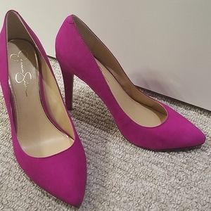 Jessica Simpson Magenta Heals